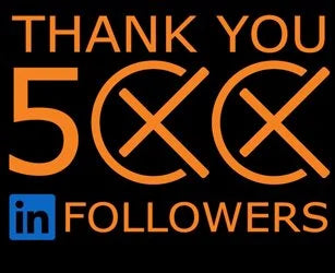 500+ organic followers on LinkedIn! 拾