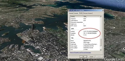 Georeferencing GoPro Underwater Images