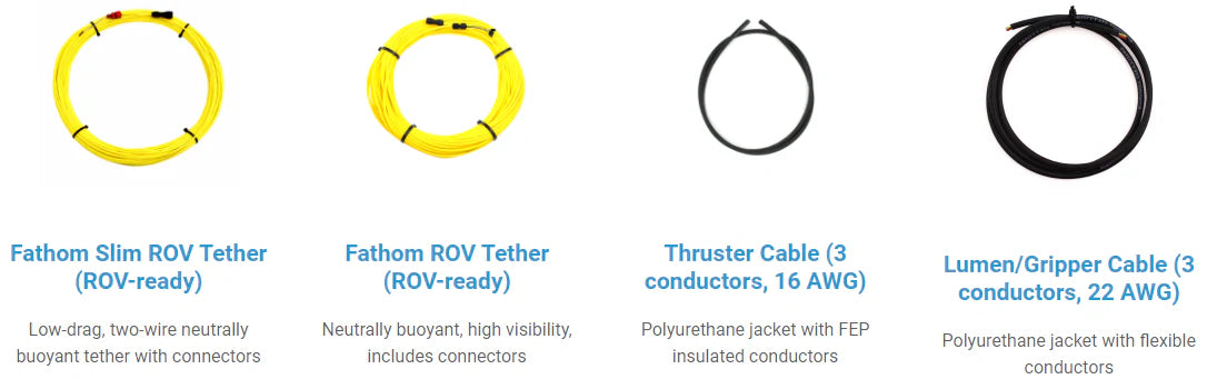 Blue Robotics Cables, Penetrators, Connectors