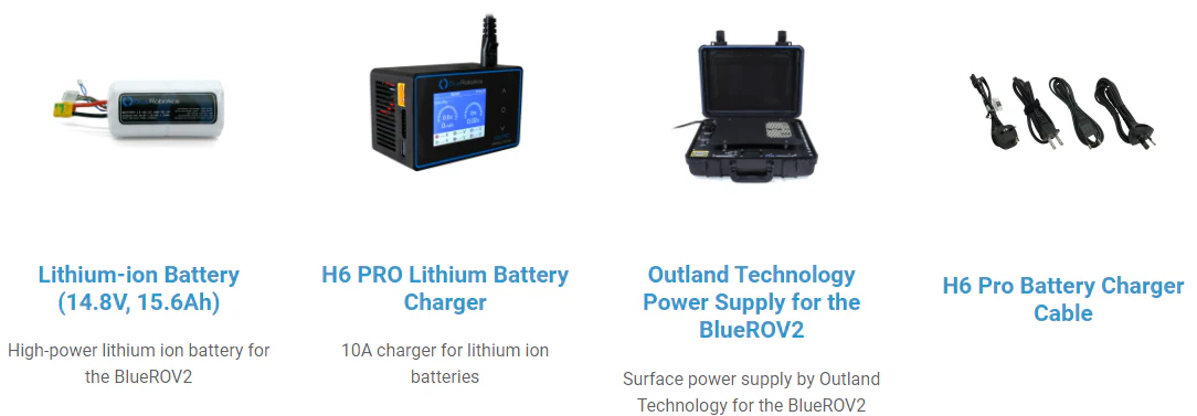 Blue Robotics Communication, Control, Power