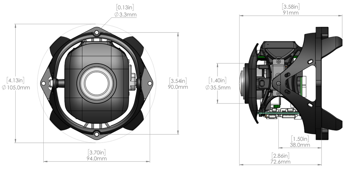 4K Cam Low-Light ROV Camera